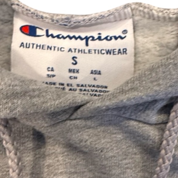 Champion Gray Athletic Hoodie - Picture 3 of 6